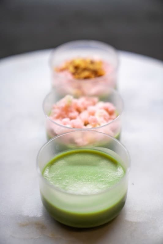 White Chocolate Matcha Panna Cotta